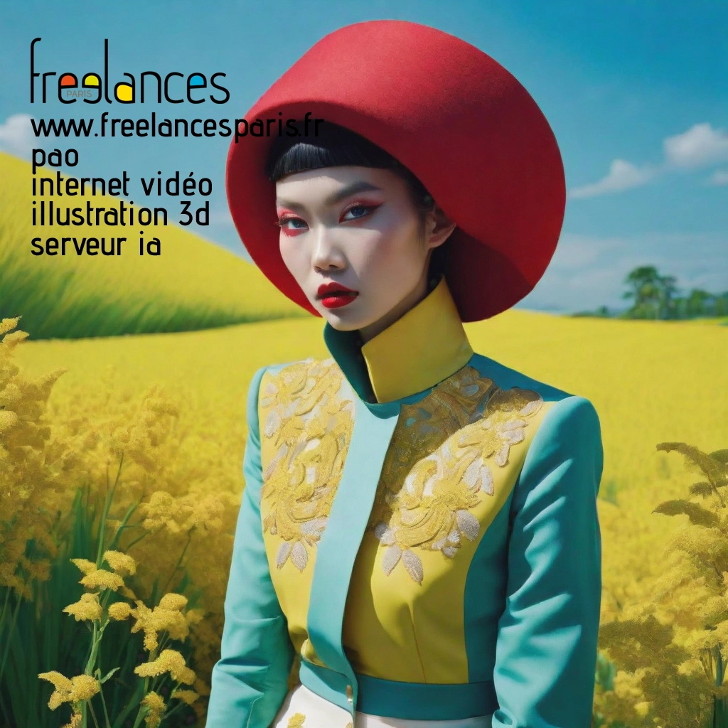 Pao mise en page internet vidéo illustration 3d serveur IA générative AI freelance paris studio de création magazines lhhzct00